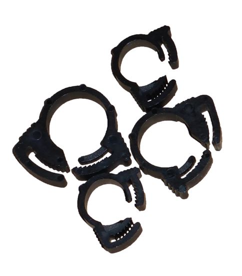 16Pc Assort. Nylon Ratchet Clamps