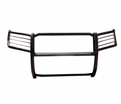 Black Horse Grille Brush Bumper Guard Modular Black Compatible With 2020-2024 Chevrolet Silverado 3500 Hd|2020-2024 Chevrolet Silverado 2500 Hd-17Gt30Ma