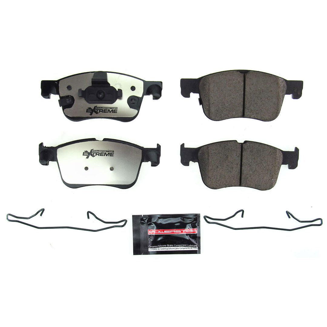 Power Stop Z36-2300 Z36 Truck & Tow Front Carbon Fiber Ceramic Brake Pads With Hardware For Ford Bronco Sport, Ford Escape, Ford Maverick, Lincoln Corsair [Model Specific]