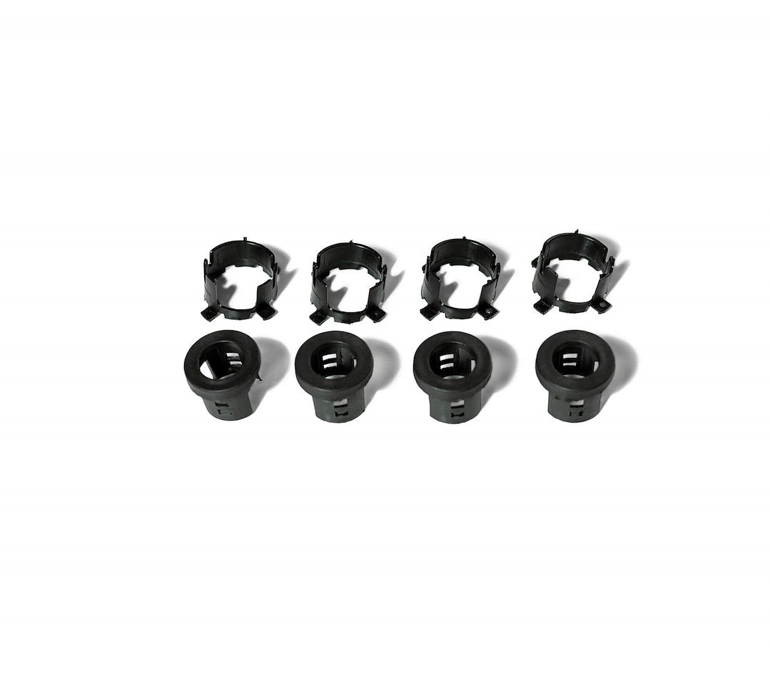 DV8 Offroad MPRSNSR-01 Replacement OEM Sensor Housings - Complete Set of 4, Compatible with Mopar, Black Plastic