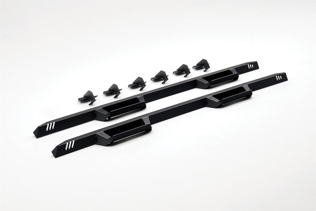 N-Fab Epyx Steps - Black Modern Steel - Fits Ford Bronco 2-Door 2021-Current