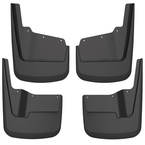 Husky Liners — Front & Rear Mud Guards | Fits 2020-2024 Gmc Sierra 2500, 3500 Hd (Excludes Dually) - Black, 4 Pc | 58296