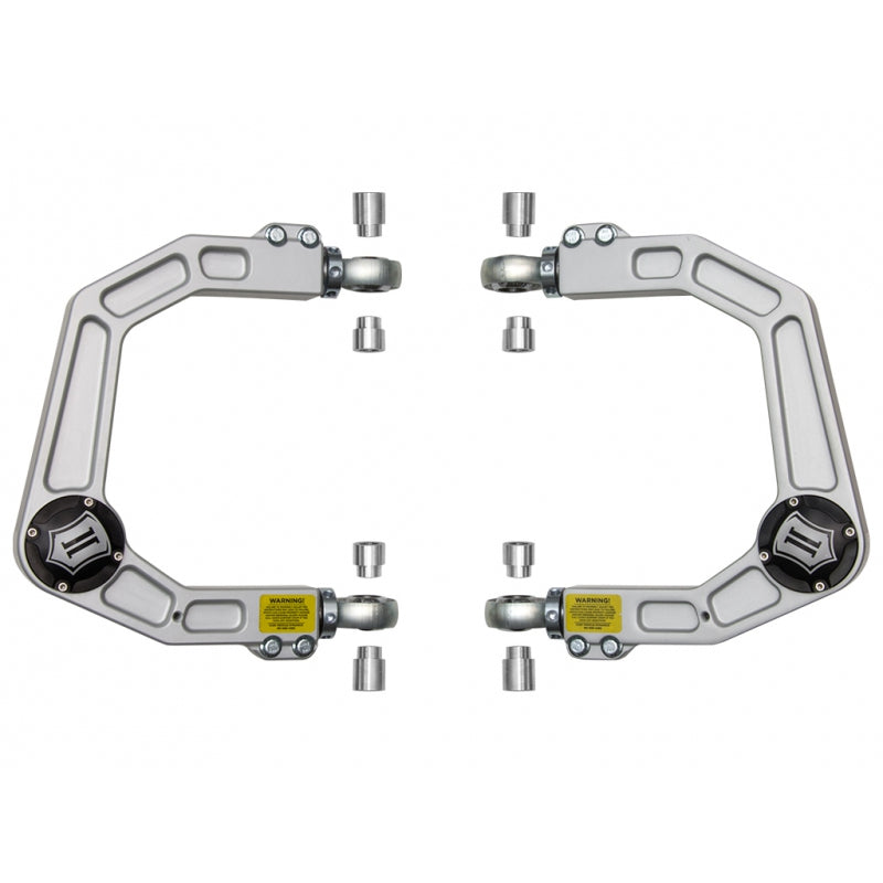 ICON Billet Upper Control Arm with Delta Joint Kit for 2007-Up Toyota FJ, 03-Up 4Runner/GX, Model 58551DJ, Multi Color