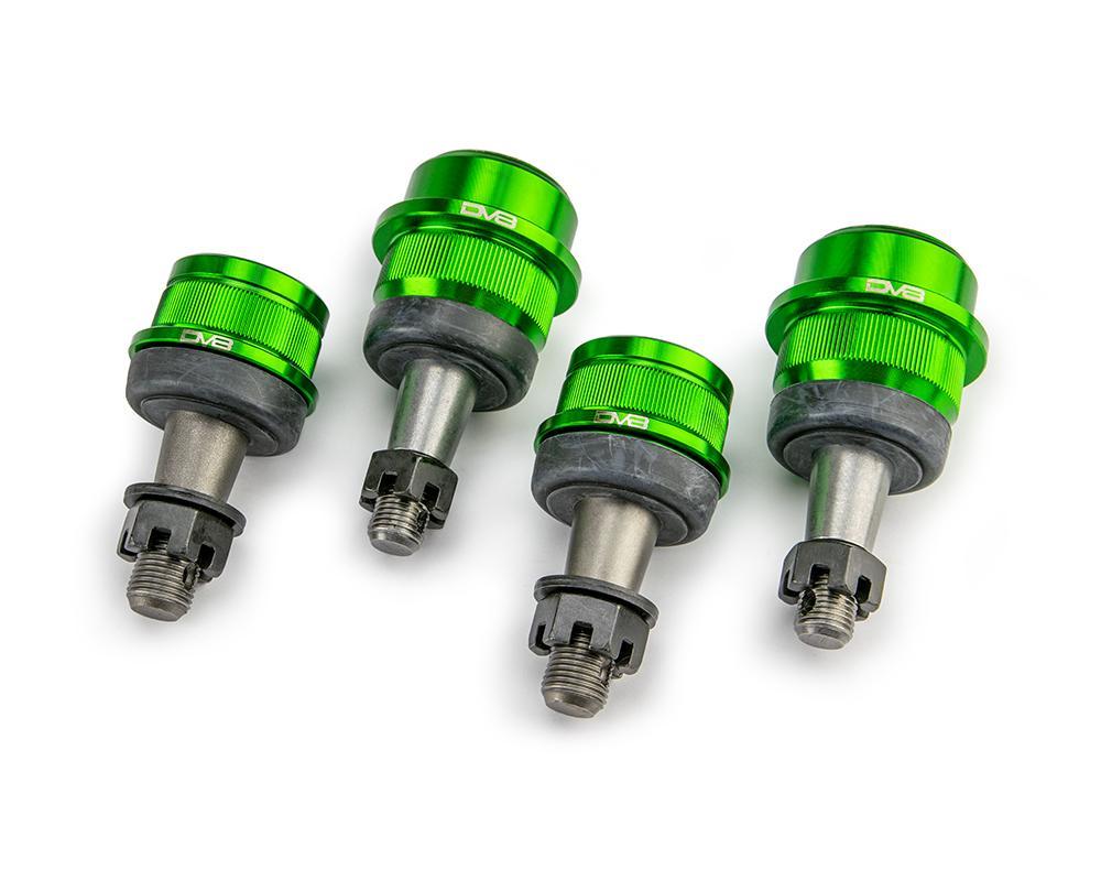 Dv8 Offroad Upgraded Ball Joint Set For 2007-2018 Jeep Wrangler Jk | Fits Dana 30 Or Dana 44 Axles | Greaseable Fittings | Grooved Housing Spines | Includes (2) Upper & Lower Ball Joints