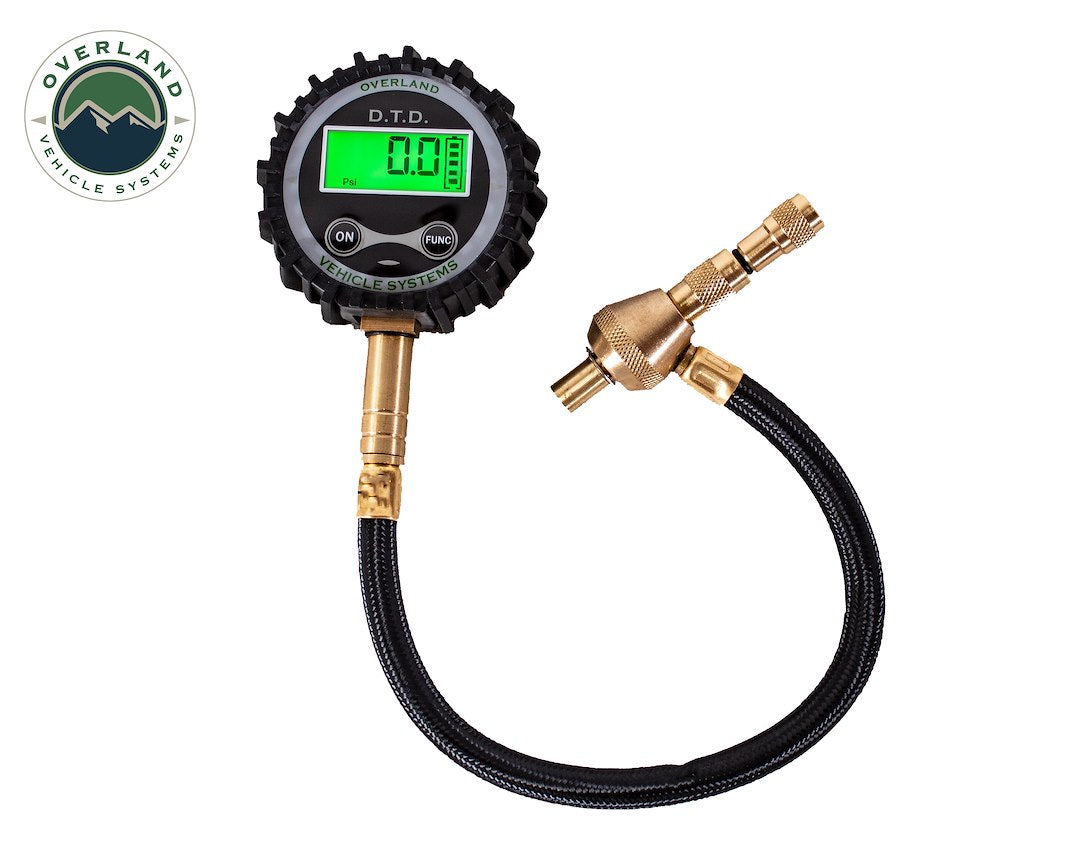 Overland Vehicle Systems Ovs 12020001 Digital Tire Deflator With Valve Kit & Storage Bag, Multi, One Size