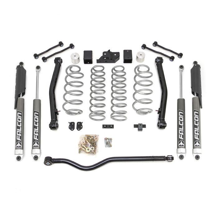 ReadyLift Terrain Flex 2-Arm Kit with Falcon 2.1 Shocks, 3.5'' Rubicon, 4.5'' Sahara/Sport, Alloy Steel, Model 69
