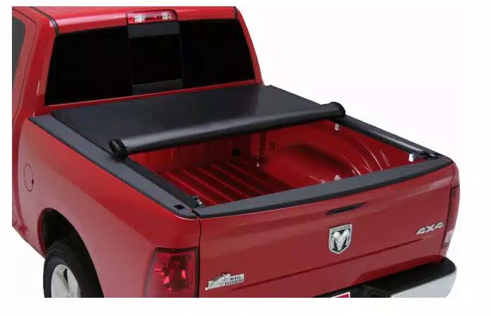 Realtruck Truxedo 587001 Realtruck Truxedo® Lo Pro Qt Roll-Up Tonneau Cover Fits Ram 1500, Black