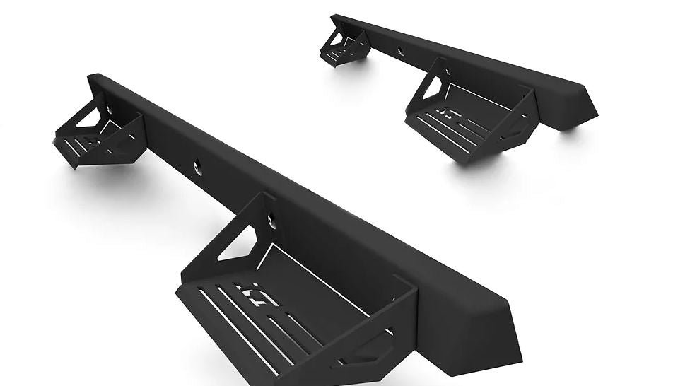 Ici Aluminum Side Steps Compatible With 2019-2022 Dodge Ram 1500 Crew Cab: Alumilite Step Rails