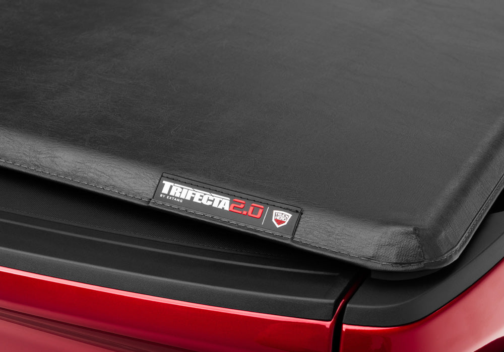 Realtruck Extang 92658 Trifecta 2.0 Tonneau Cover Black Leather Grained Fabric Trifecta 2.0 Tonneau Cover
