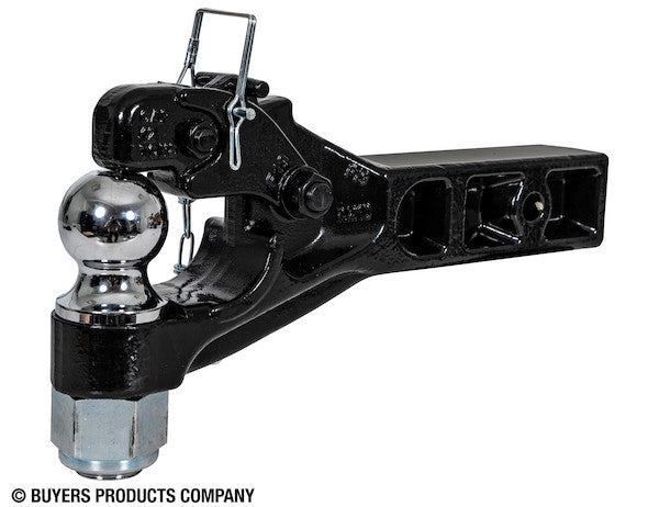 Buyers Products 12 Ton Combination Hitch - 2-1/2 Inch Receiver, 2-5/16 Inch Ball -Rm122516