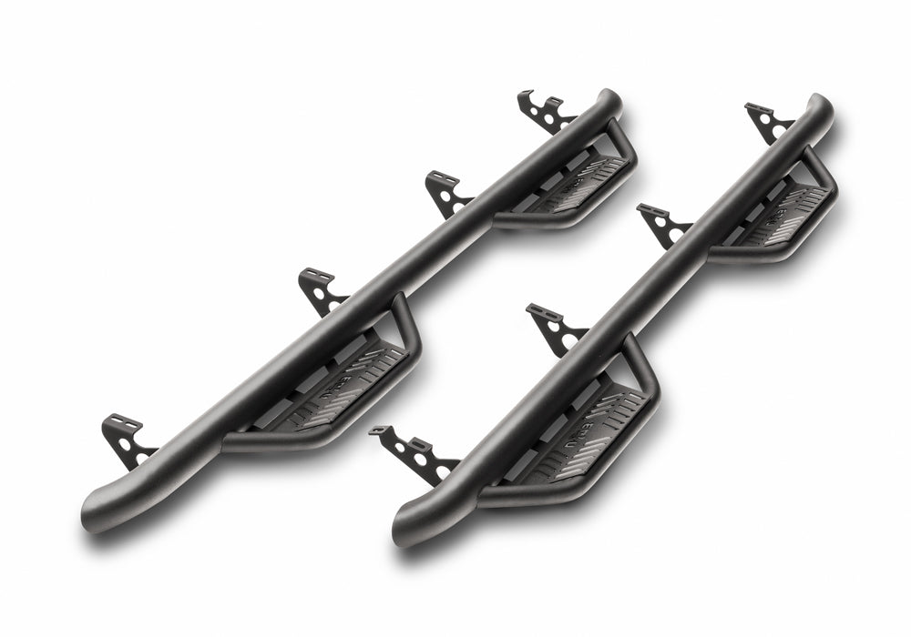 Realtruck Podium Lg Steps For Nissan Frontier | Cab Length, Stainless Steel, Textured Black | Hpn2273Cc-Tx | Fits 2022-2024 Nissan Frontier Crew Cab,