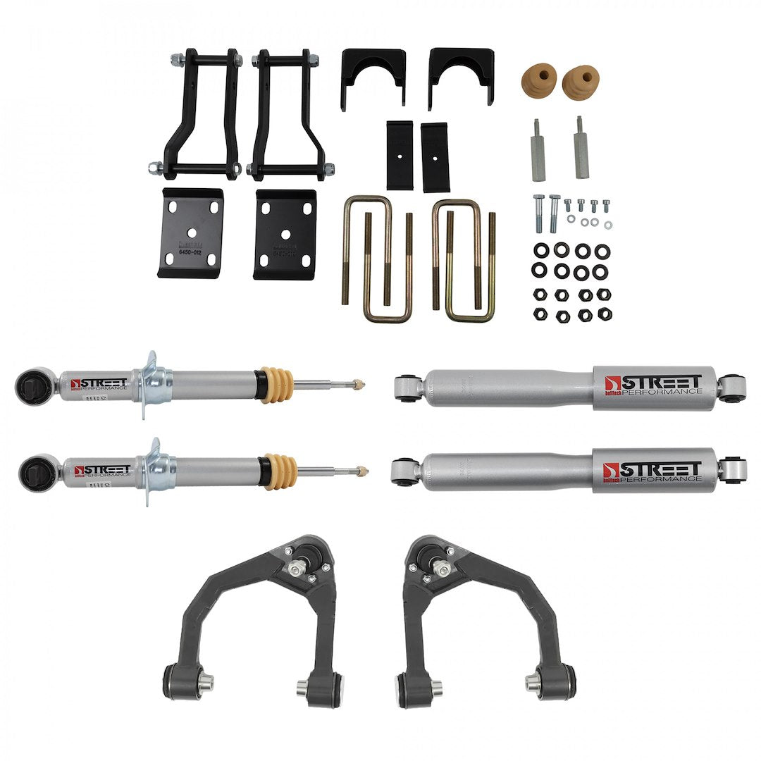 Belltech Lowering Kit 19- Ford Ranger All Cabs - Model 1042SP, Enhanced Suspension Performance