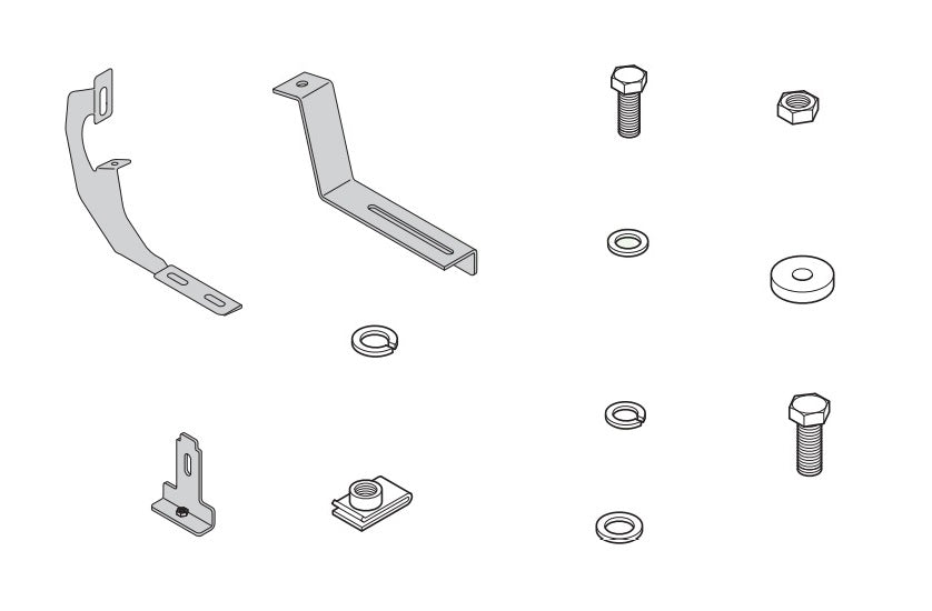 Raptor Series Rb-0103-Bk: Slide Track Bracket Kits, Black - 07-18 Chevy Silverado/Gmc Sierra 1500; 07-19 Silverado/Sierra 2500/3500 Hd Ext Cab/Dble Cab/Crew Cab