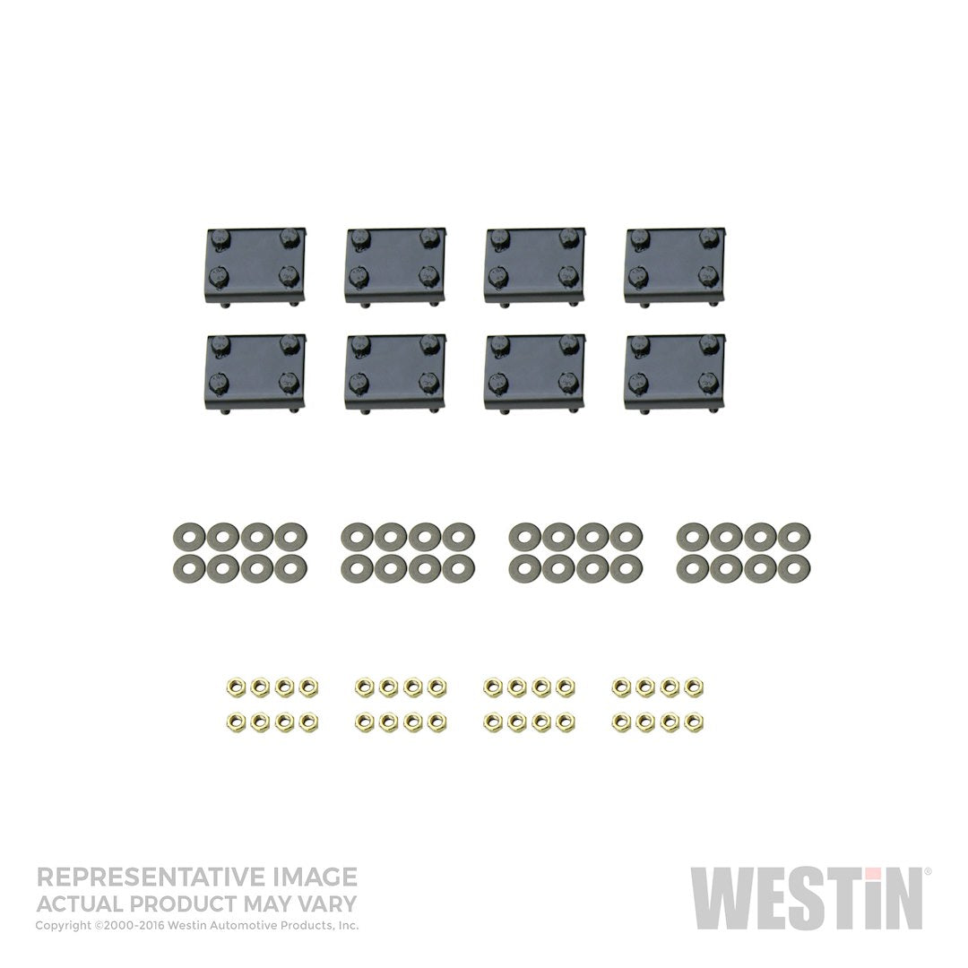 Westin 22-1525 Premier Oval Nerf Bar Mount Kit Fits 2005-2021 Frontier Extended Cab Crew Cab 2005-2012 Pathfinder 2005-2015 Xterra Black Pair