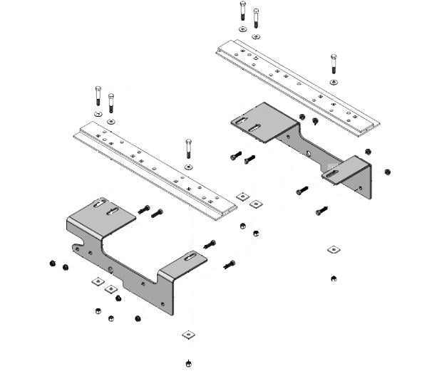 Demco 8553019 Frame Bracket F/2019 Chev