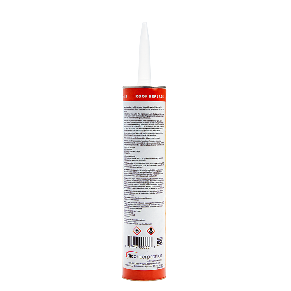 Dicor 501Lsb-1 Epdm Lap Sealant, Self-Leveling, Black (12 Pack)