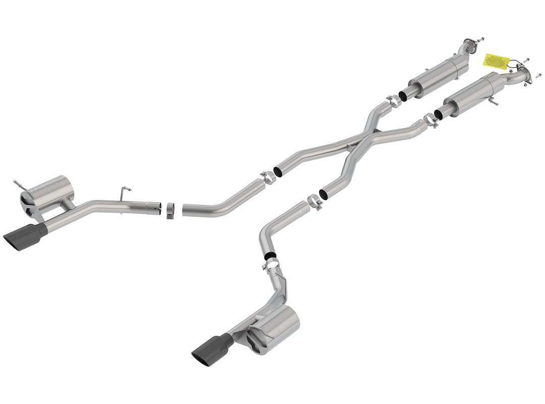 Borla - 18-20 Dodge Durango Srt 6.2L V8 2.75In S-Type Ss Catback Exhaust W/Blk Chrome Tips (140791Bc)