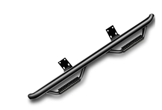 Realtruck Nerf Steps For Ford Bronco | Wheel-To-Wheel, Heavy Duty Steel, Textured Black | F2156B-Tx | Fits 2021-2024 Ford Bronco 2 Door