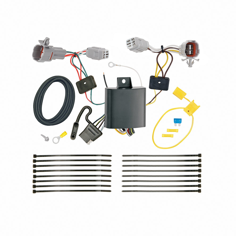 Tekonsha T-One® T-Connector Harness, 4-Way Flat, Compatible With Select Subaru Impreza