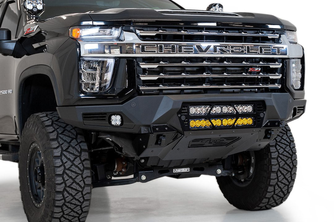 Addictive Desert Designs F270012140103 Front Replacement Bumper Fits Chevrolet Silverado 3500 Hd