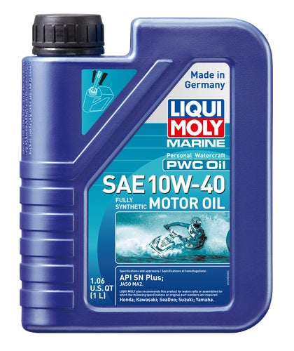 Liqui Moly Marine Jet Ski Oil SAE 10W-40 - Multicoloured, High Performance Lubricant for Watercrafts, 20528