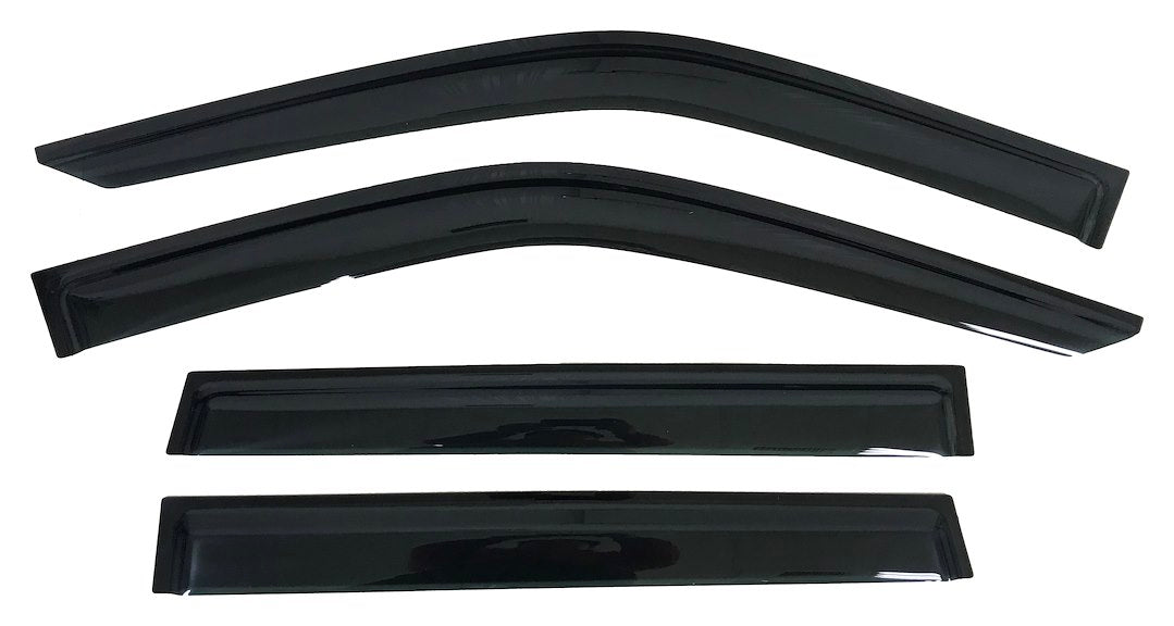 Trailfx Rain Guard Tape On Window Vent Visors Acrylic With A Smoke Tint 4 Piece Compatible With Ford Expedition 18-Up - 4812H