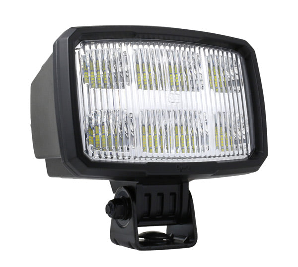 Grote 63Z11 Trilliant LMX LED Work Light, 7000 Lumens, Standard Size, White Polycarbonate, Close Range, Deutsch DT Connector