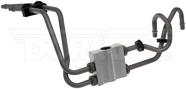 Dorman Automatic Transmission Oil Cooler Hose Assembly, Model 624-868, Metal, Compatible with Select Ram Models, Natural/Silver Color