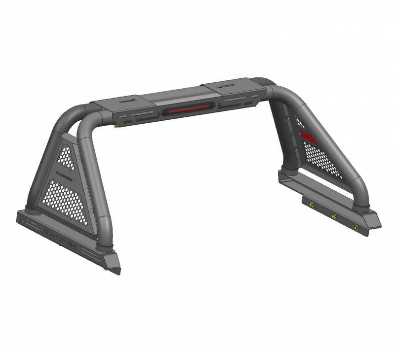 Black Horse Off Road Classic Pro Roll Bar, Textured Black, Alloy Steel, Model RB01MT, Compatible with Dodge Ram, Ford F-150, GMC Sierra