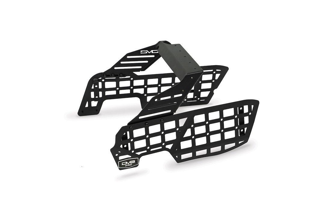 Center Console Molle Panels & Bridge For 2021+ Ford Bronco | Suv Cargo Storage | Quick & Easy Installation | Mount For Cell Phone, Gps, Radio, & Other Accessories | Dv8 Offroad