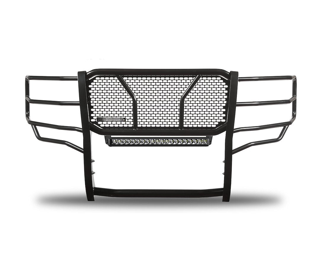 Black Horse Rugged Heavy Duty Grille Brush Bumper Guard Modular Black Compatible With 2021-2024 Ford F-150-Ru-Fof116-B-K2