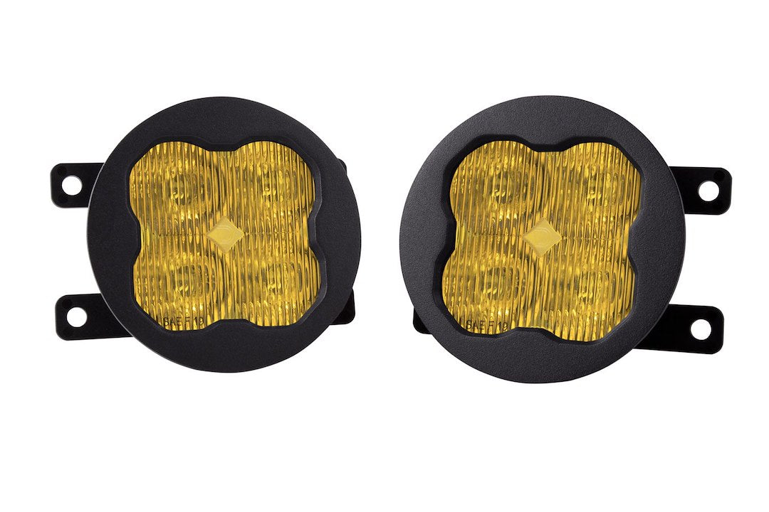 Diode Dynamics Ss3 Sae/Dot Type A Fog Light Kit Compatible With Ford, Subaru, Honda, Nissan, Yellow Sae Fog Max