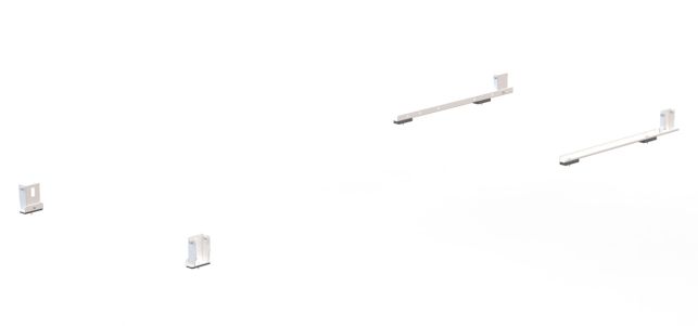 Kargo Master Mount Kit, Drop Down Ladder Rack, F