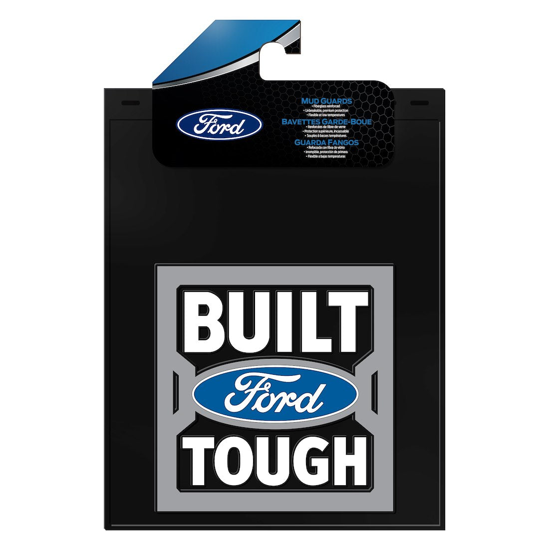 Plasticolor Built Ford Tough Mud Guard Set - 18x24 Inches, Durable PVC, Model 001861R01