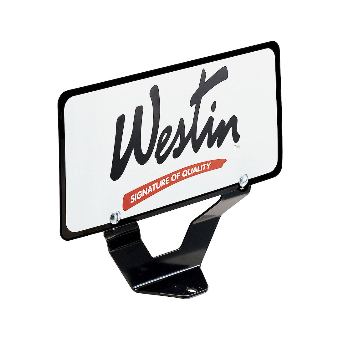 Westin 32-0055 Bull Bar License Plate Relocator Black