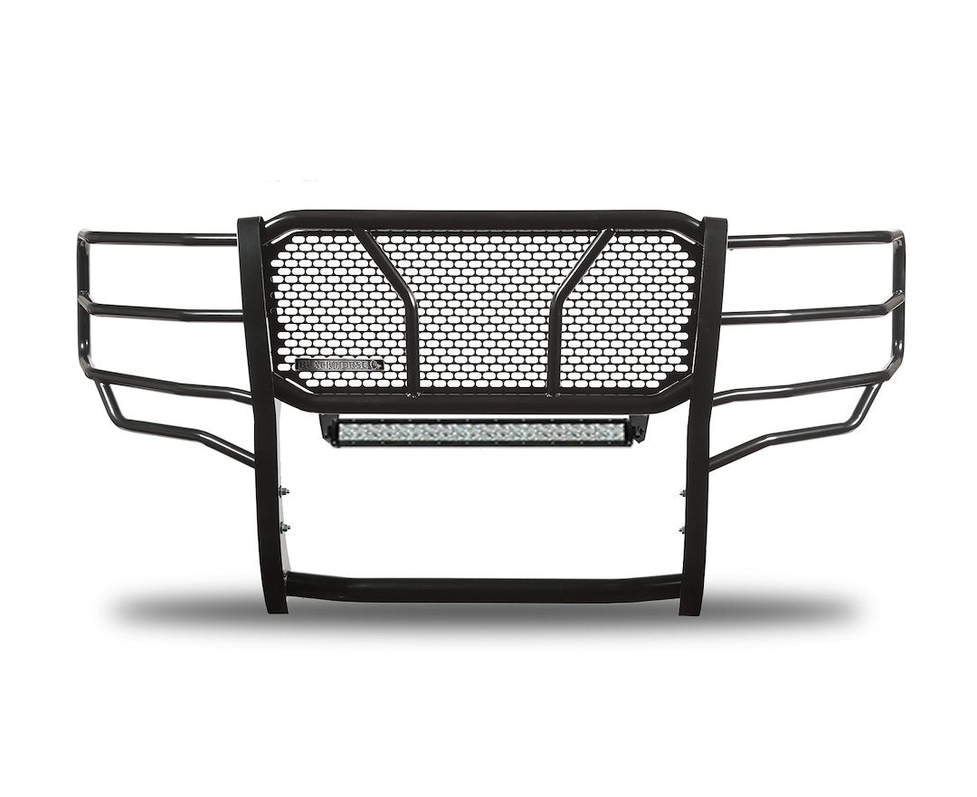 Black Horse Rugged Heavy Duty Grille Brush Bumper Guard Modular Black Compatible With 2021-2024 Ford F-150-Ru-Fof116-B-K1