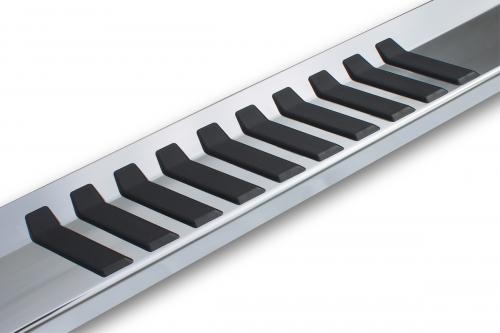 Raptor Series Running Boards Steps 6In Oem Style Aluminum For Crew Cab 2019-2025 Silverado Sierra 1500 And 2020-2025 2500/3500 Hd
