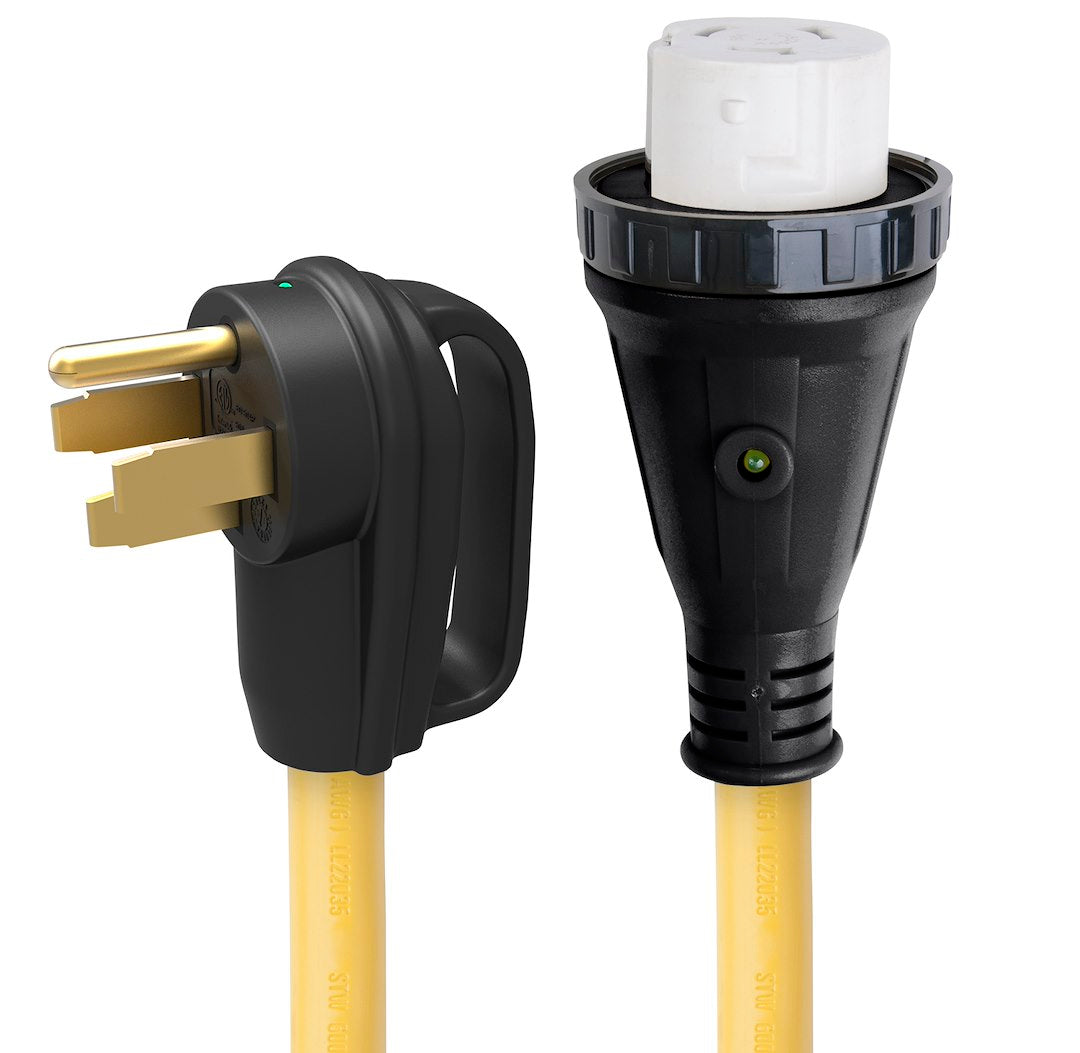 Weekender By Parkpower 50Arvd25 Detachable Power Cord With Handle And Indicator Light - 50A, 25'