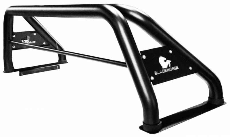 Black Horse Off Road Classic Roll Bar Black Compatible With 2005-2023 Toyota Tacoma-Rb006Bk