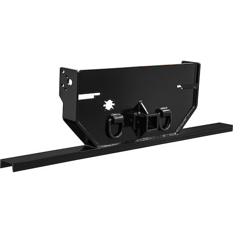 Buyers Products 1809061A Hitch Plate With 2-1/2 Inch Receiver Tube For Ford F-350 - F-550 Cab & Chassis (1999+), Bottom Channel Position, 20,000 Mgtw, Pintle Hook Hitch Plate