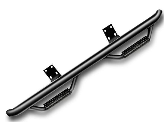 N-Fab Nerf Steps For Ford Ranger | Cab Length, Heavy Duty Steel, Textured Black | F1981Cc-Tx | Fits 2019-2020 Ford Ranger Crew Cab All Beds, Srw Gas