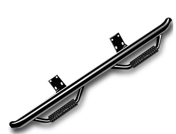 Realtruck Nerf Steps For Ram | Cab Length, Heavy Duty Steel, Gloss Back | D2080Cc | Fits 2019-2024 Ram 2500/3500 (New Body Style) Crew Cab, Srw/Drw Gas/Diesel