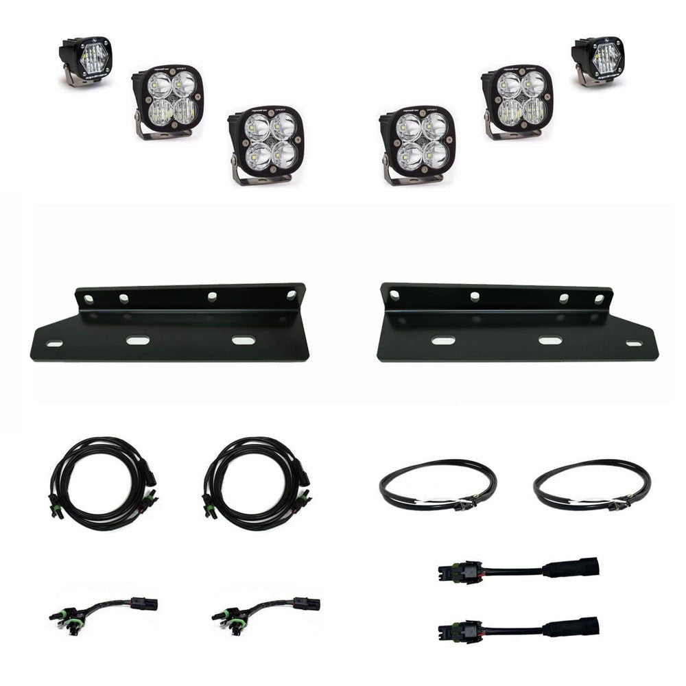 Baja Design Squadron Sport/S1 Fog Pocket Kit - (Multi-Pattern; Clear)