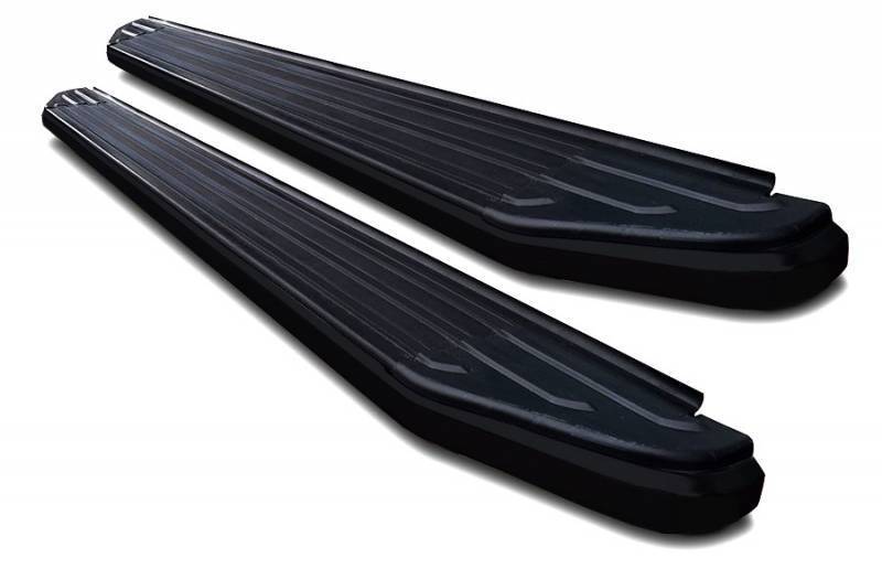 Black Horse Peerless Running Boards Black Compatible With 2001-2006 Sierra/Silverado 2500/3500|2007-2019 Sierra/Silverado 2500/3500 Hd|2001-2018 Sierra/Silverado 1500-Pr-G385Bk