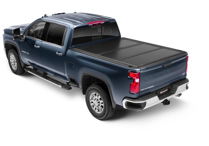 Realtruck Undercover Ultra Flex Hard Folding Truck Bed Tonneau Cover | Ux12026 | Fits 2020-2025 Chevy/Gmc Silverado/Sierra 2500/3500Hd 8' 2' Bed (98.2')