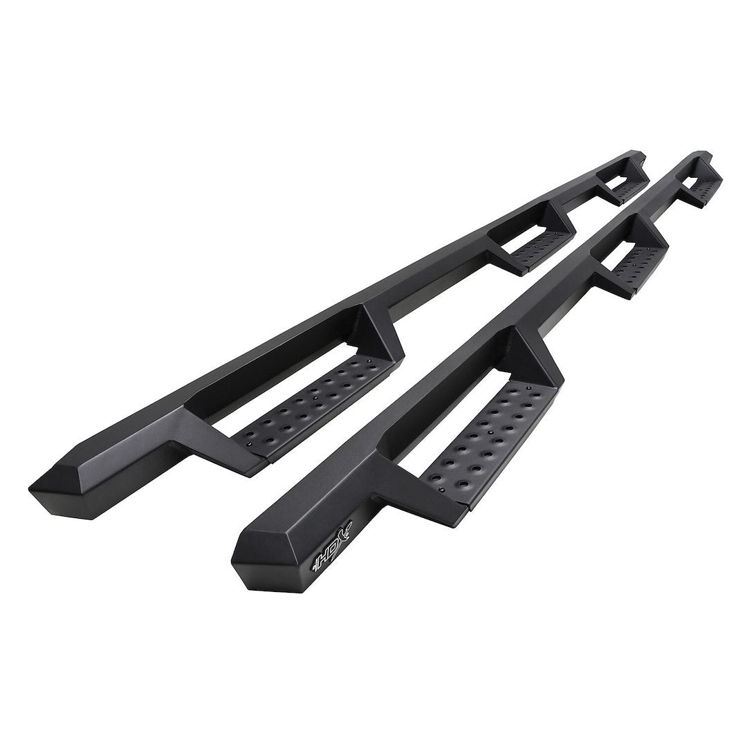 Westin 56-534345 Hdx Drop Wheel To Wheel Nerf Bars Fits 2019-2024 Ram 2500 3500 Crew Cab 8' Bed (Exc Dually) Textured Black Pair