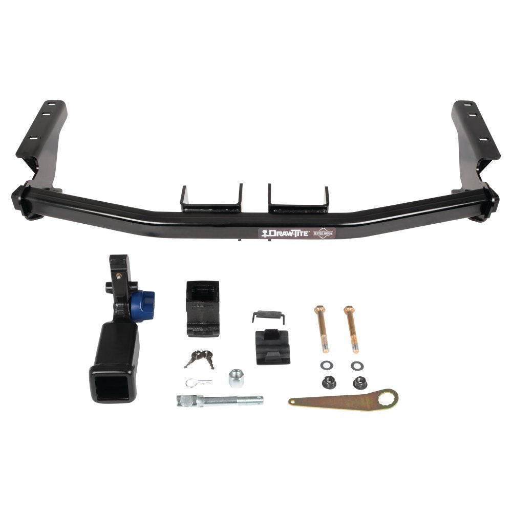 Draw-Tite 76908 Hidden Hitch® Completely Hidden Trailer Hitch 2 In. Removable Receiver, Black, Compatable With 2019-2022 Bmw X5