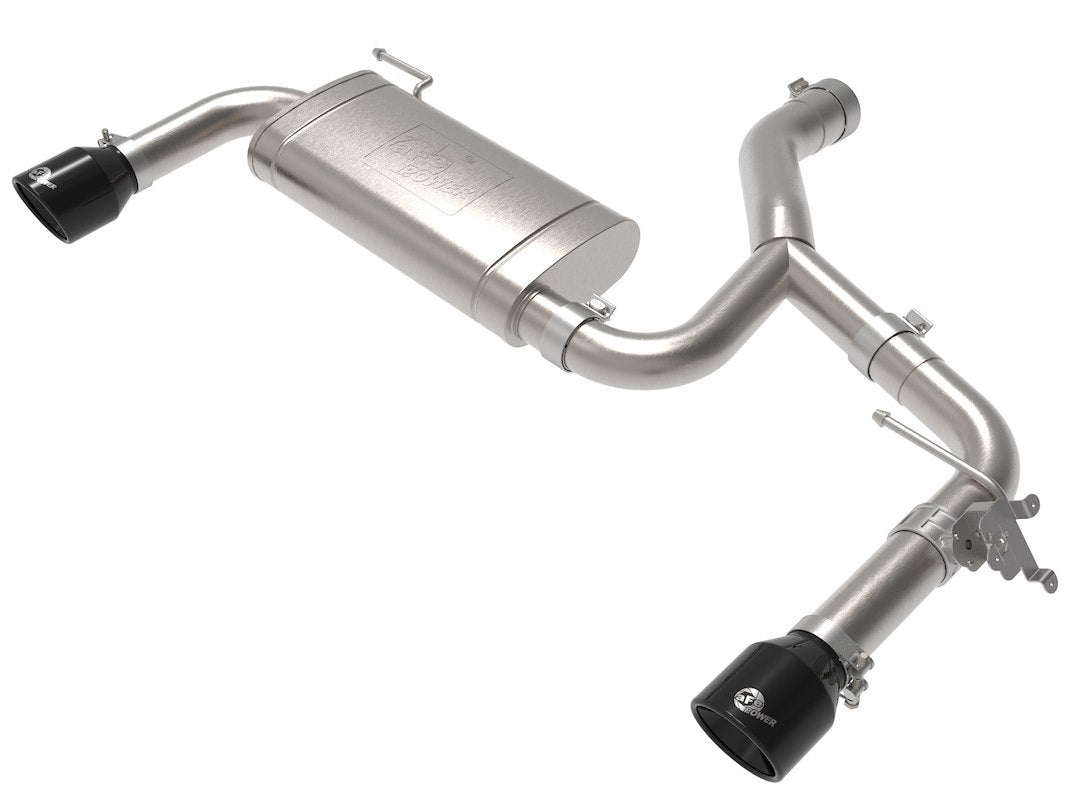aFe Power MACH Force-Xp 3" to 2.5" Stainless Steel Axle-Back Exhaust w/Black Tip for BMW X1 (F48) 15-21 L4