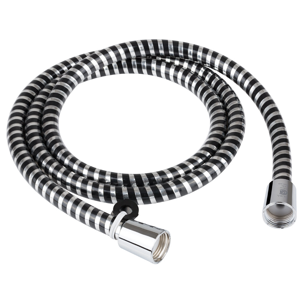 Dura Faucet Df-Sa230-Cp Rv 60-Inch Vinyl Shower Hose (Chrome And Black)
