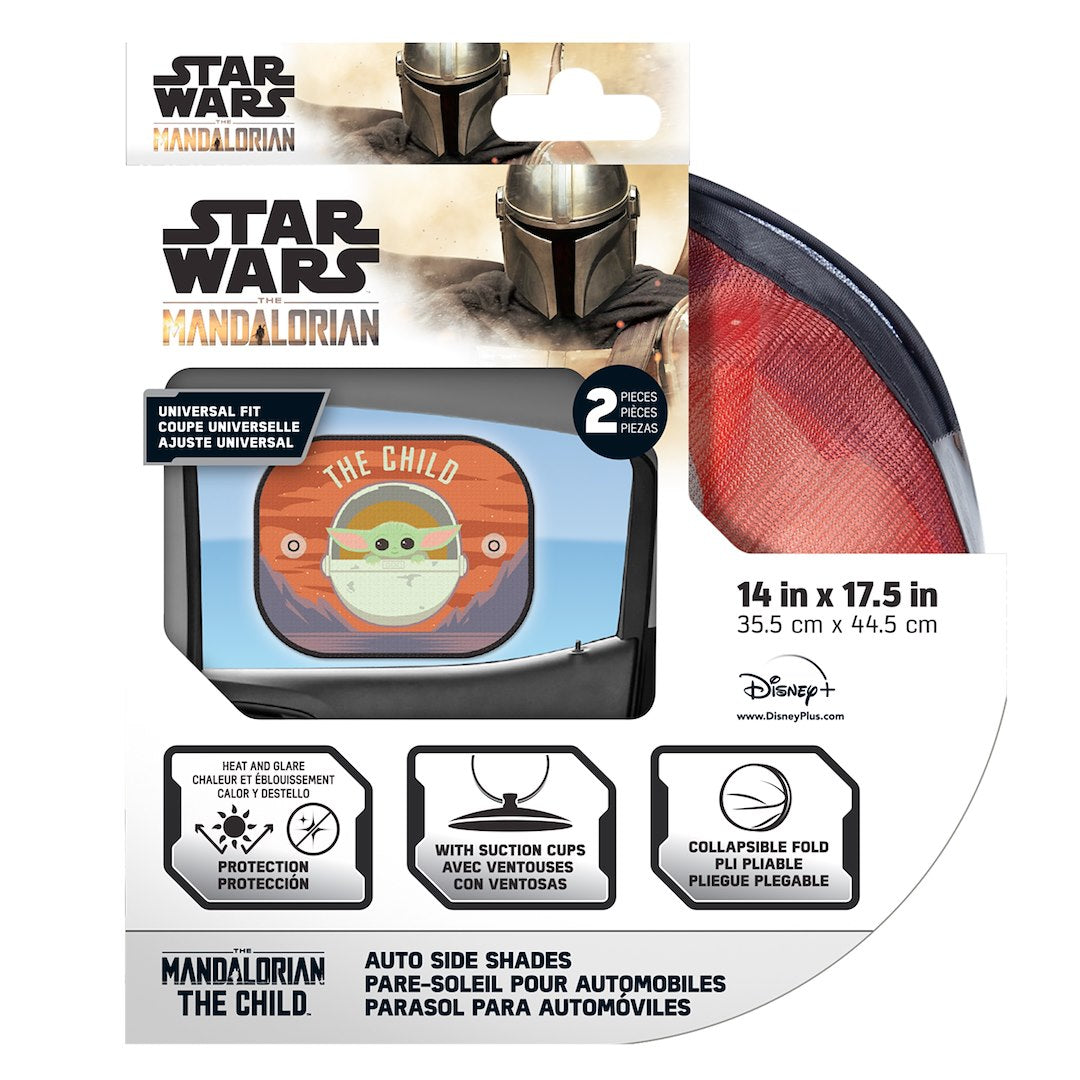 Star Wars The Mandalorian Grogu Desert Side Window Sunshade 2-Piece